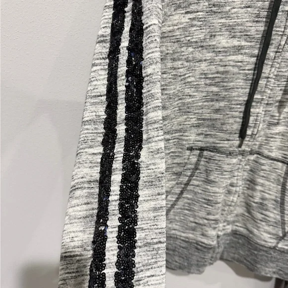 Y2K Style Victoria’s Secret PINK Sequin Dog & Sleeve Logo Hoodie - Small - Picture 11 of 11